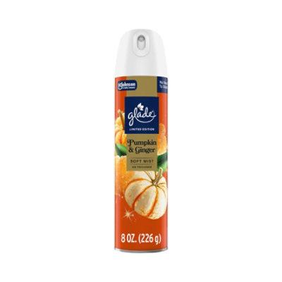 Glade Aerosol Air Freshener, Limited Edition Pumpkin & Ginger - 8 Oz. - 8 OZ - Image 1