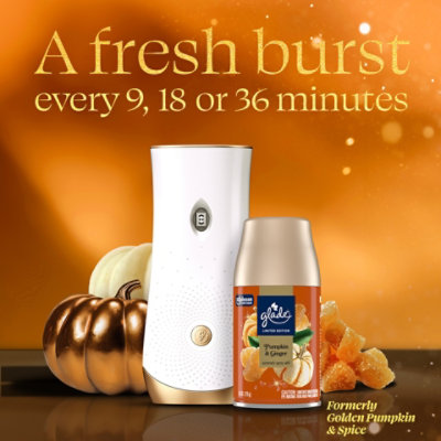 Glade Automatic Spray Refill, Limited Edition Pumpkin & Ginger - 6.2 Oz. - 6.2 OZ - Image 4
