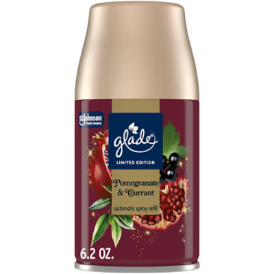 Glade Automatic Spray Refill, Limited Edition Pomegranate & Currant - 6.2 Oz. - 6.2 OZ - Image 1