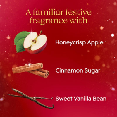 Glade 3 Wick Candle, Limited Edition Warm Apple & Spices - 6.8 Oz. - 6.8 OZ - Image 1