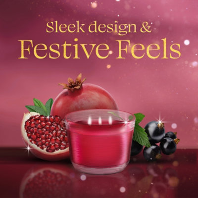 Glade 3 Wick Candle, Limited Edition Pomegranate & Currant - 6.8 Oz. - 6.8 OZ - Image 4