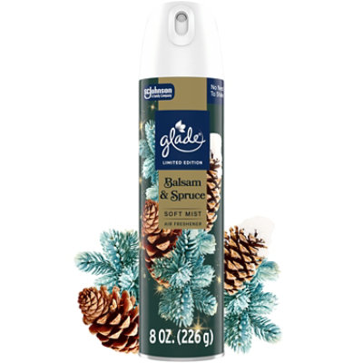 Glade Aerosol Air Freshener, Limited Edition Balsam & Spruce - 8 Oz. - 8 OZ - Image 1