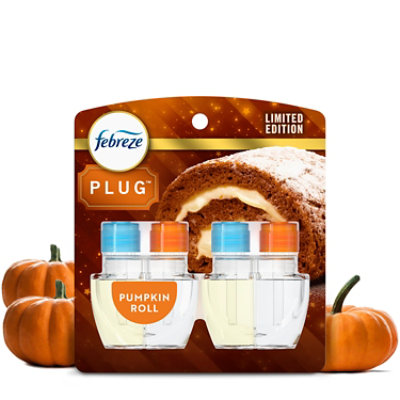 Febreze Plug Scented Oil Refills Pumpkin Patch 2-.87 Fz - 2-.87 FZ - Image 1