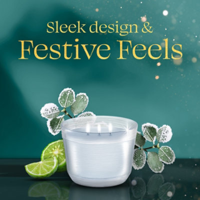 Glade 3 Wick Candle, Limited Edition Burgamot & Euclayptus - 6.8 Oz. - 6.8 OZ - Image 4