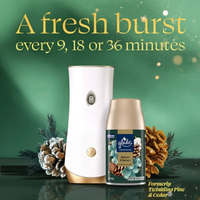Glade Automatic Spray Refill, Limited Edition Balsam & Spruce - 6.2 Oz. - 6.2 OZ - Image 4