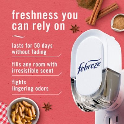 Febreze Plug Refills, Limited Edition Baked Cinnamon Apples - 2-.87 Fl. Oz. - 2-.87 FZ - Image 2