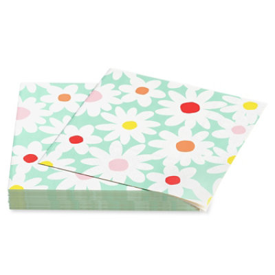 American Greetings Daisy Birthday Lunch Napkins - 20 Count - Image 3