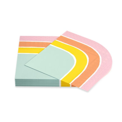 American Greetings Rainbow Birthday Beverage Napkins - 20 Count - Image 3