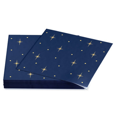 American Greetings Gold Stars All Occasion Lunch Napkins - 20 Count - Image 3