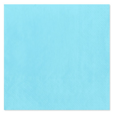 American Greetings Light Blue All Occasion Lunch Napkins - 20 Count - Image 1