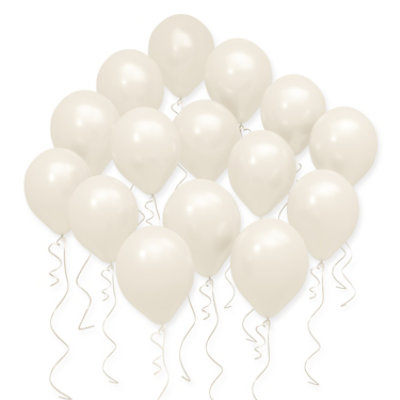 American Greetings White Ballons - 15 Count - Image 1