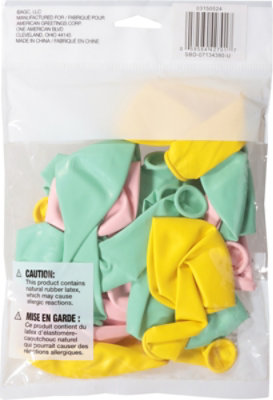 American Greetings Pink/Yellow/Green Balloons - 15 Count - Image 5
