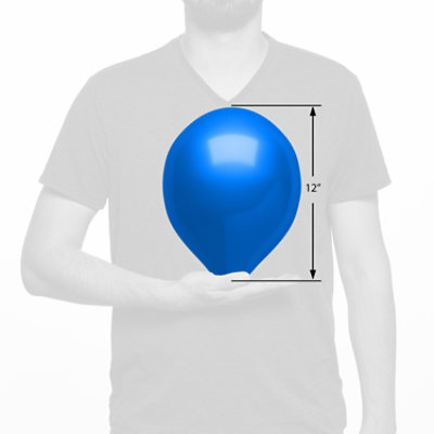 American Greetings Assorted Shades of Blue Balloons - 15 Count - Image 2