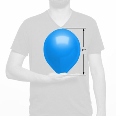 American Greetings Assorted Shades of Blue Balloons - 15 Count - Image 3