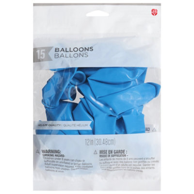 American Greetings Blue Birthday Balloons - 15 Count - Image 3