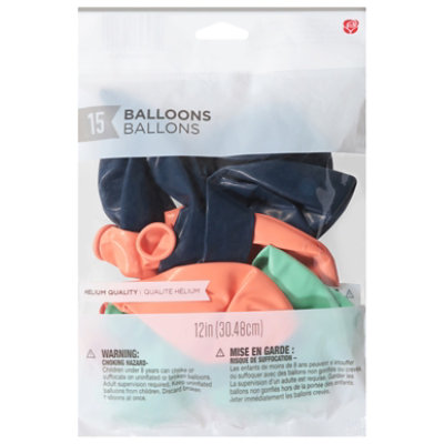 American Greetings Blue/Green/Orange Balloons - 15 Count - Image 3