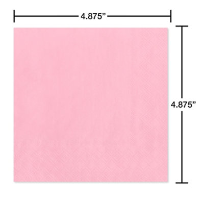 American Greetings Pink All Occasion Beverage Napkins - 20 Count - Image 2