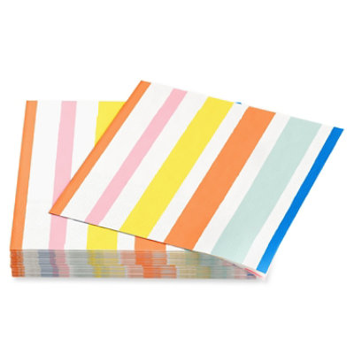American Greetings Colorful Lines Beverage Napkins - 20 Count - Image 3