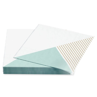 American Greetings Three Design on White Lunch Napkins - 20 Count - Image 3