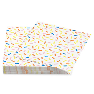 American Greetings Colorful Sprinkles Beverage Napkins - 20 Count - Image 3