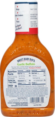 Sweet Baby Ray's Garlic Buffalo Wing Sauce 16 Fl. Oz. - 16 FZ - Image 5