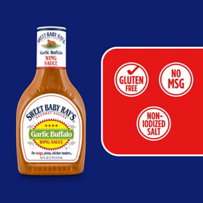 Sweet Baby Ray's Garlic Buffalo Wing Sauce 16 Fl. Oz. - 16 FZ - Image 3