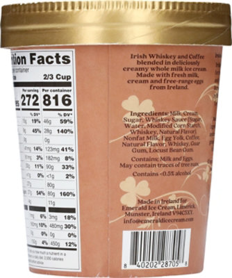 Emerald Ice Cream Irish Coffee - 16 FZ - Image 5