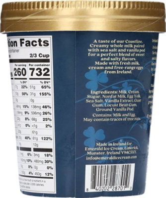 Emerald Ice Cream Irish Atlantic Sea Salt - 16 FZ - Image 5