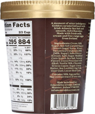 Emerald Ice Cream Irish Chocolate Salted Caramel - 16 FZ - Image 5