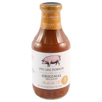 Peg Leg Porker Orig Bbq Sce 18.5 Oz - 18.5 OZ - Image 1