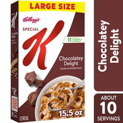 Kellogg's Special K Cereal Chocolate Delight 15.5oz - 15.5 OZ - Image 1