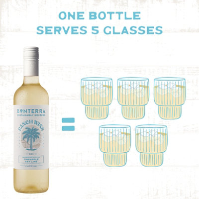 Bonterra Ranch Wine Pineapple Key Lime - 750 ML - Image 5