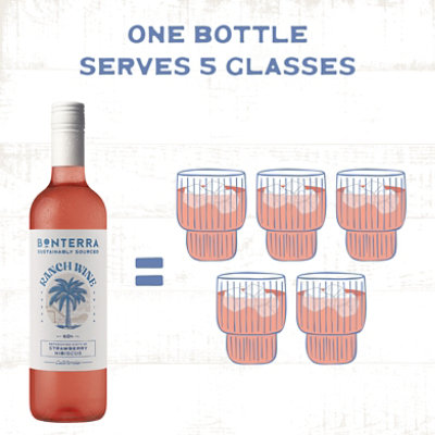 Bonterra Ranch Wine Strawberry Hibiscus - 750 ML - Image 5