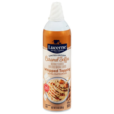 Lucerne Caramel Toffee Whipped Topping 13 Oz - 13 OZ