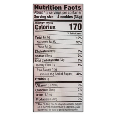 Overjoyed Cookies Fudge Dipped Peppermint Pieces 5.5 Oz - 5.5 OZ - Image 3