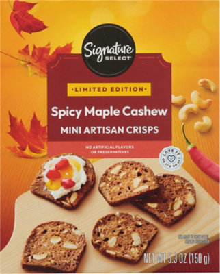 Signature Select Crisps Mini Spicy Maple Cashew 5.3oz - 5.3 OZ - Image 5