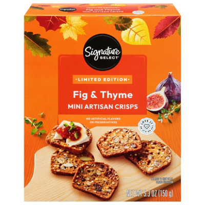 Signature Select Crisps Mini Fig & Thyme 5.3oz - 5.3 OZ - Image 2