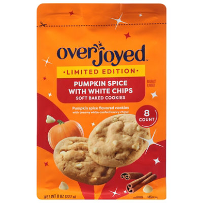 Overjoyed Pumpkin White Chocolate Cookies 8 Oz - 8 OZ