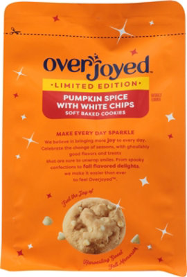 Overjoyed Pumpkin White Chocolate Cookies 8 Oz - 8 OZ - Image 5