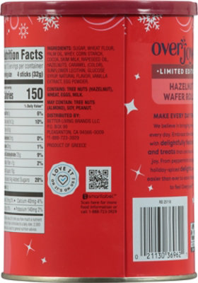 Overjoyed Hazelnut Chocolate Creme Wafer Rolls 14.4 Oz - 14.4 OZ - Image 5