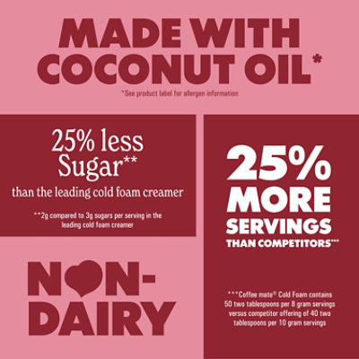 Nestle Coffee Mate Foam Creamer Peppermint 14oz - 14 OZ - Image 2