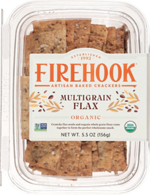 Firehook Cracker Multigrain Flax - 5.5 OZ - Image 1