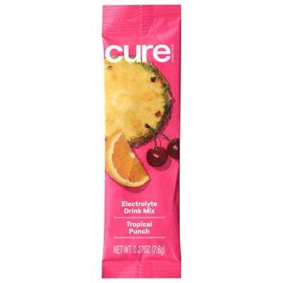 Cure Hydration Powder Tropical Punch - 0.27 Oz - Image 1
