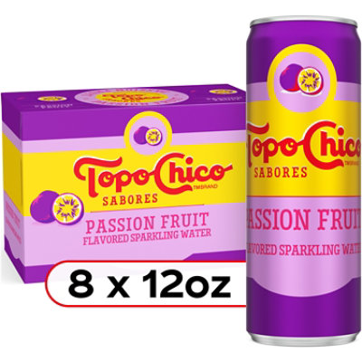Topo Chico Sabores Passionfruit 8-12fz - 8-12 FZ - Image 1