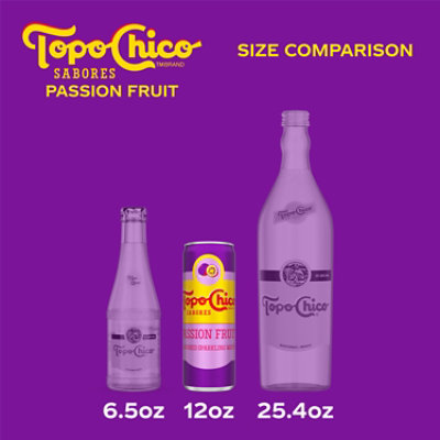 Topo Chico Sabores Passionfruit 8-12fz - 8-12 FZ - Image 2