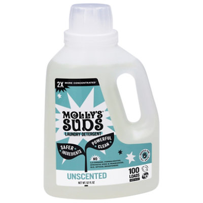 Mollys Suds Liquid Laundry Unscented 100l - 52 FZ - Image 1