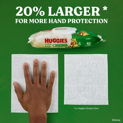 Huggies Xl Sensitive Babywipe Rgd Flptp 21 - 210 CT - Image 2