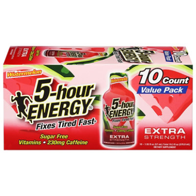 5 Hour Energy Extra Strength Watermelon - 10-1.93 FZ - Image 2