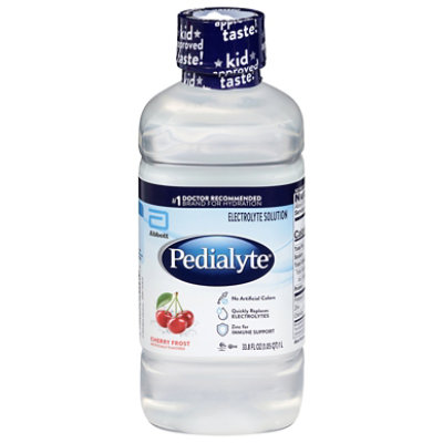 Pedialyte Base - Dye Free Cherry Frost - 33.8 FZ - Image 1