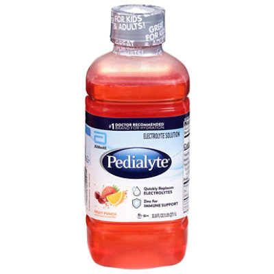 Pedialyte Base - Fruit Punch - 33.8 FZ - Image 1
